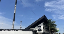 ARG: Estadio Ciudad de Caseros (CA Estudiantes). 2024-02-03