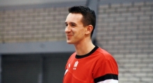 1 Liga mężczyzn - AGH Kraków - SMS Spała. 2015-01-14
