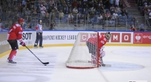 Hokej Liga Mistrzów: Comarch Cracovia  - Sparta Praga. 2016-08-17